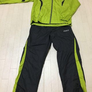 アシックス(asics)の【中古】asicsウィンドブレーカー上下セット Sサイズ(ウェア)