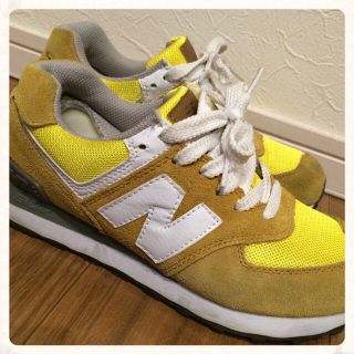 ニューバランス(New Balance)のNew Balance 574 イエロー(スニーカー)