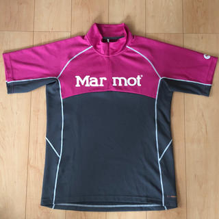 マーモット(MARMOT)のニコニコ様 専用 マーモット 速乾Tシャツ メンズ XL ピンク×グレー(登山用品)