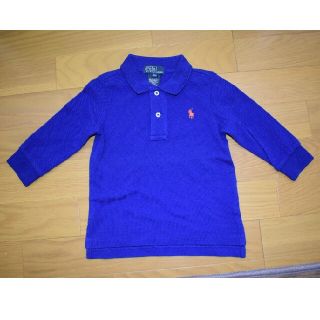 ポロラルフローレン(POLO RALPH LAUREN)の ★ラルフローレン 長袖ポロシャツ 12M  男の子(シャツ/カットソー)