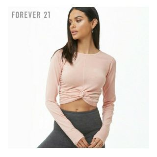 フォーエバートゥエンティーワン(FOREVER 21)の値下げ⚪新品未使用⚪FOREVER21 ショート丈 トップス フィットネス ヨガ(ヨガ)