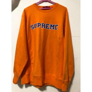 シュプリーム(Supreme)のSupreme シュプリーム スウェット 年代物 オレンジ オーバーサイズ(スウェット)