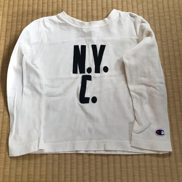 Champion(チャンピオン)のchampion ロンT キッズ/ベビー/マタニティのキッズ服男の子用(90cm~)(Tシャツ/カットソー)の商品写真