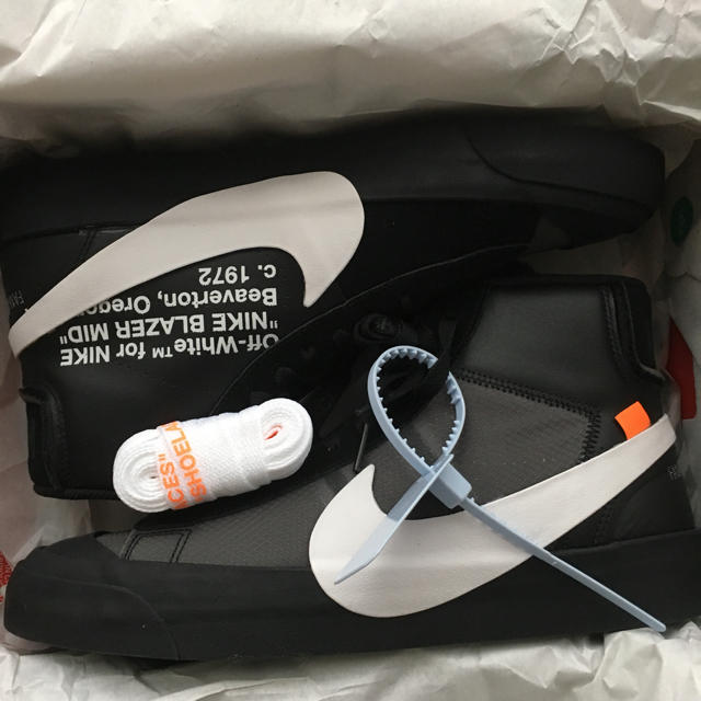 Nike Off-White Blazer Mid 27cm Black