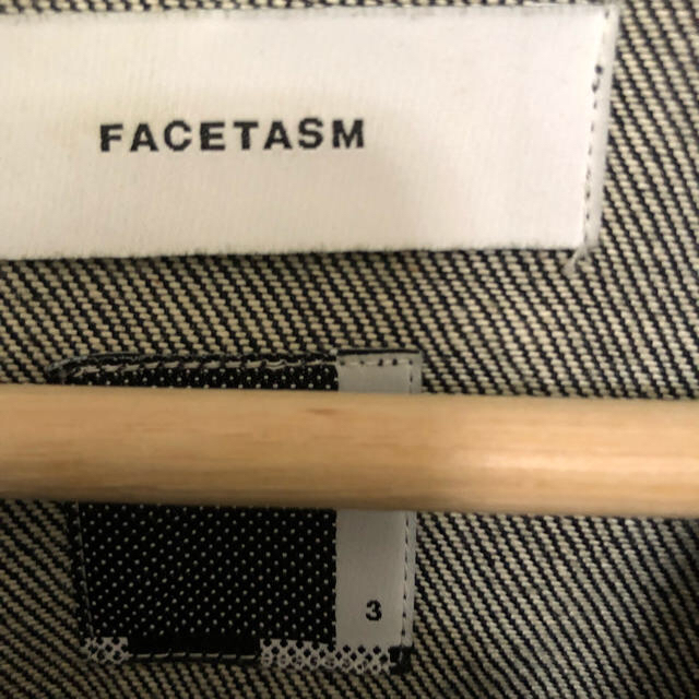 FACETASM(ファセッタズム)のfacetasm 17ss リブデニムジャケット メンズのジャケット/アウター(Gジャン/デニムジャケット)の商品写真