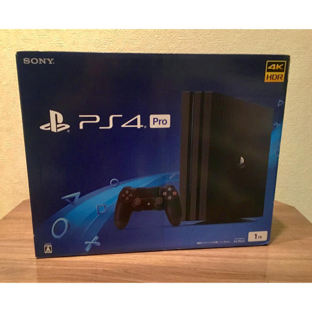 新品未開封PS4 PRO 1TB ジェットブラック オマケ FPSフリーク付き