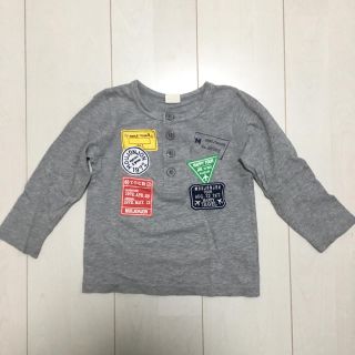 ムージョンジョン(mou jon jon)のグレーロンT▷100(Tシャツ/カットソー)