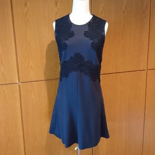 クロエ(Chloe)の新品！秋冬more sale！Chloe ネイビーカラーワンピース(ミニワンピース)