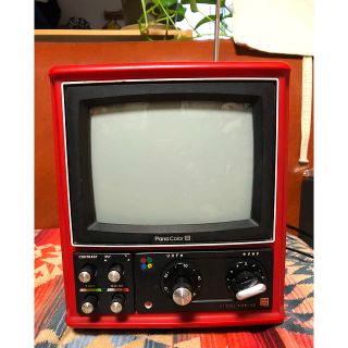 パナソニック(Panasonic)のレトロ家電 ブラウン管テレビ ナショナル 74年製 完動品！！(テレビ)