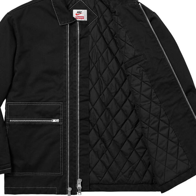 Supreme(シュプリーム)のsupreme ×NIKE  Jacket  黒  Mサイズ  値下げ メンズのジャケット/アウター(その他)の商品写真