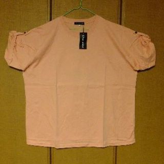 ニッセン(ニッセン)の新品7L　プリントTシャツ 大きいサイズ　ニッセンスマイルランド　オレンジ色系(Tシャツ(半袖/袖なし))