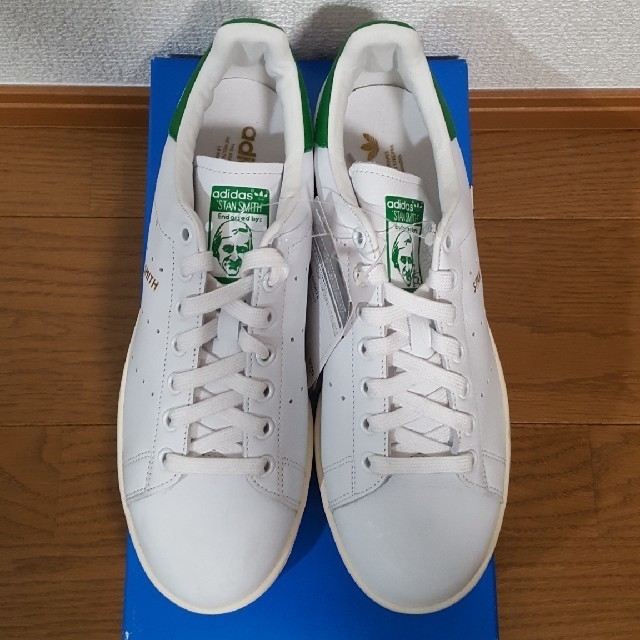 adidas(アディダス)の新品 アディダス スタンスミス ホワイト×グリーン 27cm メンズの靴/シューズ(スニーカー)の商品写真