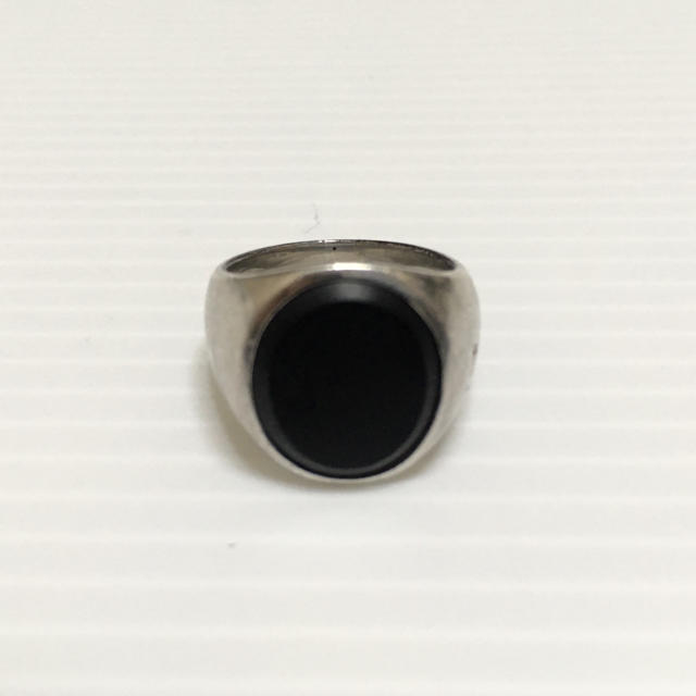 Ron Herman(ロンハーマン)のTOM WOOD トムウッド  OVAL ONYX RING リング 約8号  レディースのアクセサリー(リング(指輪))の商品写真