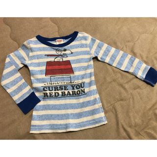 デニムダンガリー(DENIM DUNGAREE)のデニムダンガリー スヌーピー  カットソー 110 (Tシャツ/カットソー)