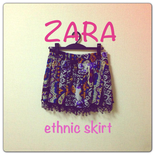 ZARA(ザラ)のZARA♡エスニックスカート レディースのスカート(ミニスカート)の商品写真