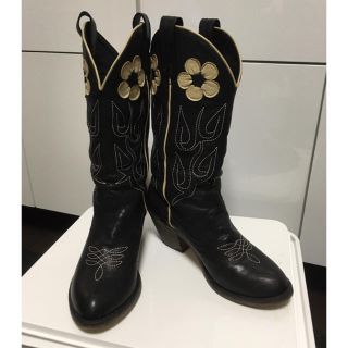 ジェフリーキャンベル(JEFFREY CAMPBELL)のJEFFREY CAMPBELL 花柄ウエスタンブーツ✨美品✨(ブーツ)