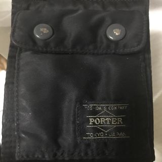 ポーター(PORTER)のポーター Porter 財布  折りたたみ財布 黒(折り財布)