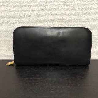 サンローラン(Saint Laurent)のサンローランパリ　長財布　黒　レザー　シンプル(財布)