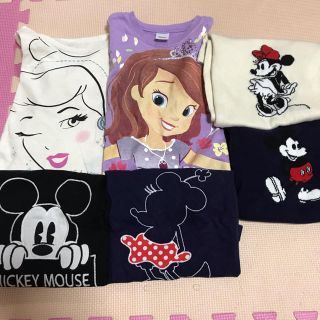 ディズニー(Disney)の訳あり！ディズニー 長袖6点セット(Tシャツ/カットソー)