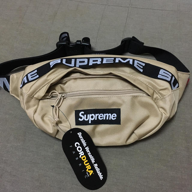 メンズSupreme 18SS Waist Bag Tan