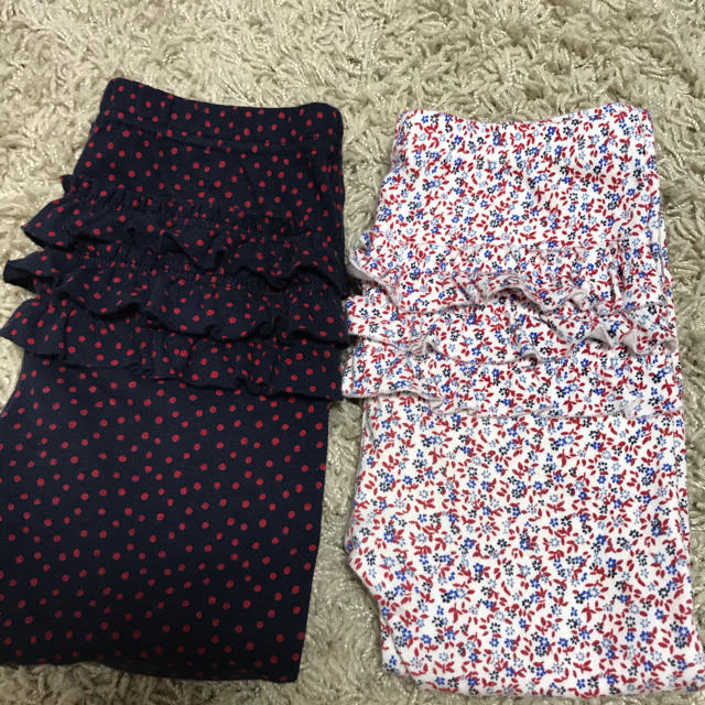 PETIT BATEAU(プチバトー)のプチバトー カルソン2枚セット キッズ/ベビー/マタニティのキッズ服女の子用(90cm~)(パンツ/スパッツ)の商品写真