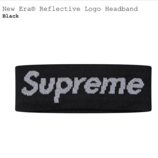 シュプリーム(Supreme)のSupreme New Era Reflective Logo Headband(ヘアバンド)