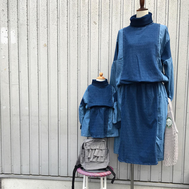 MARKEY'S(マーキーズ)のanii様専用  Granny Branket マイデニムレトロワンピース キッズ/ベビー/マタニティのキッズ服女の子用(90cm~)(ワンピース)の商品写真