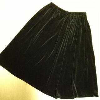 フォクシー(FOXEY)のhm cheese様専用　フォクシーNY  ベロアスカート　ブラック(ひざ丈スカート)