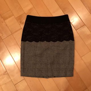 ザラ(ZARA)のZara チェックレーススカート(ミニスカート)