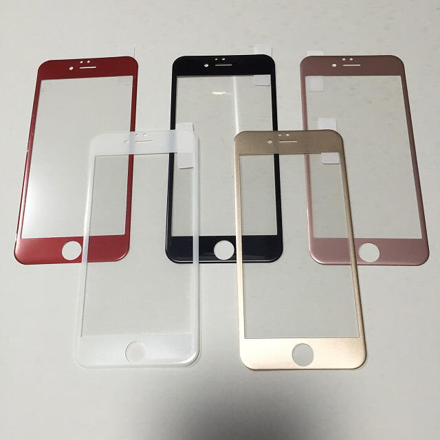 iPhone(アイフォーン)のiPhone全面保護強化ガラス液晶保護フィルム iPhone 保護フィルム スマホ/家電/カメラのスマホアクセサリー(保護フィルム)の商品写真