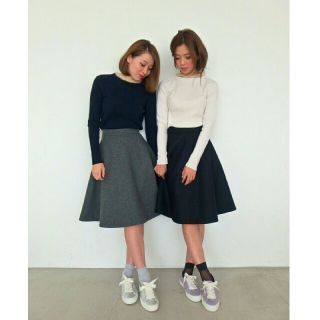 ジルスチュアート(JILLSTUART)の【美品】JILLSTUARTマーティンフレアスカート ジルスチュアート (ひざ丈スカート)