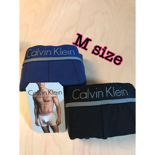 カルバンクライン(Calvin Klein)の正規品新品Calvin Klein　ボクサーパンツ 2枚組(ブルー.ブラック)(ボクサーパンツ)