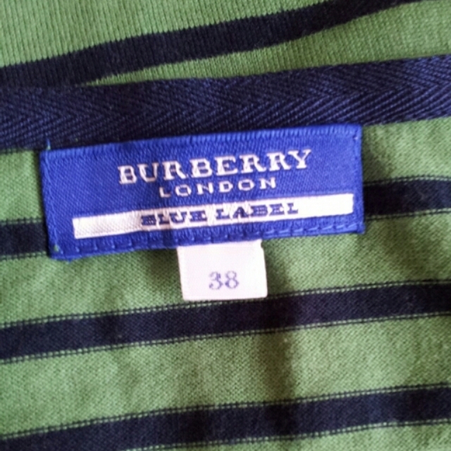 BURBERRY(バーバリー)のバーバリーブルーレーベル◎ボーダー レディースのトップス(Tシャツ(長袖/七分))の商品写真