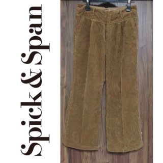 スピックアンドスパン(Spick & Span)のSpick & Span コーデュロイ　ワイドパンツ(カジュアルパンツ)