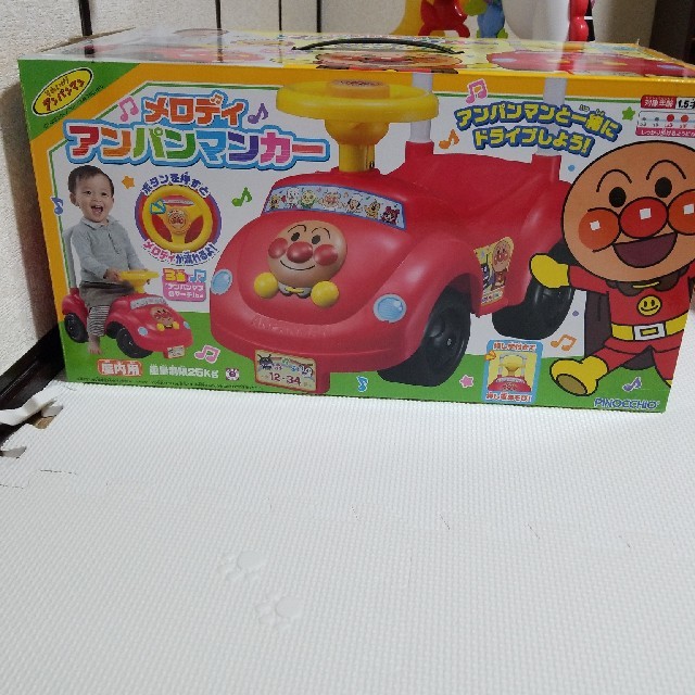 アンパンマン(アンパンマン)の室内用 メロディ アンパンマンカー キッズ/ベビー/マタニティのおもちゃ(手押し車/カタカタ)の商品写真