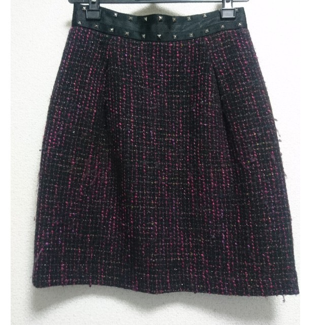 JUSGLITTY(ジャスグリッティー)のJUSGLITTYツイードスカート レディースのスカート(ミニスカート)の商品写真