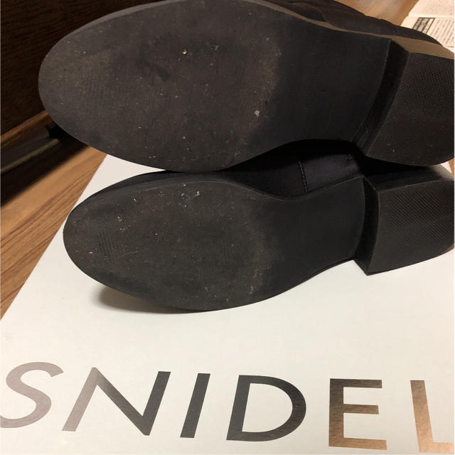 SNIDEL(スナイデル)の【もも様 専用】snidel スナイデル ローヒール ニーハイブーツ 今季 レディースの靴/シューズ(ブーツ)の商品写真
