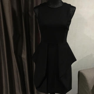 tibi black dress (ひざ丈ワンピース)