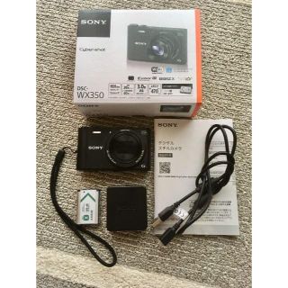 ソニー(SONY)のソニー SONY デジタルカメラ  Cyber-shot WX350 ブラック(コンパクトデジタルカメラ)