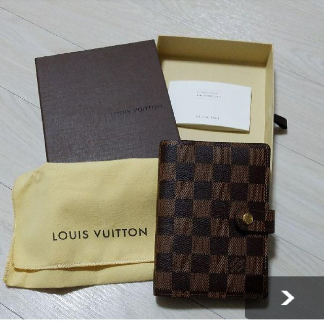 off LOUIS VUITTON　手帳　ダミエ　アジェンダ