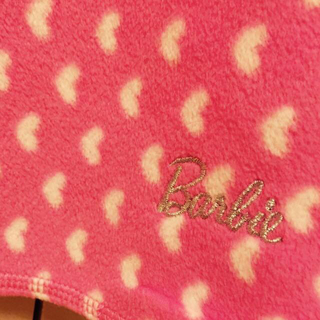 バービー(Barbie)のBarbie ハート柄ブランケット(ストール/パシュミナ)
