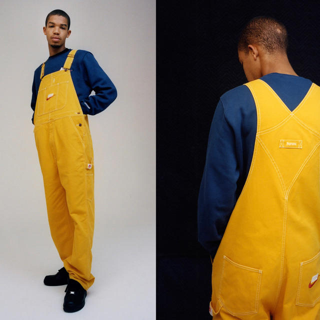 Supreme(シュプリーム)の【即納S】NIKE Supreme Cotton twill overalls メンズのパンツ(サロペット/オーバーオール)の商品写真