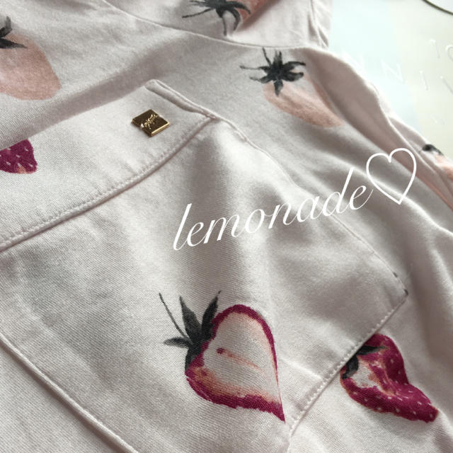 新品♡いちご柄モダールドレス♡ピンク