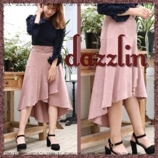 ダズリン(dazzlin)の未使用♥️デート向き♥️dazzlin コーデュロイヘムスカート ベルト付 秋冬(ひざ丈スカート)