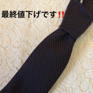 バーバリー(BURBERRY)の最終値下げです‼️美品！BURBERRYドット シルク ネクタイ 大人気！(ネクタイ)