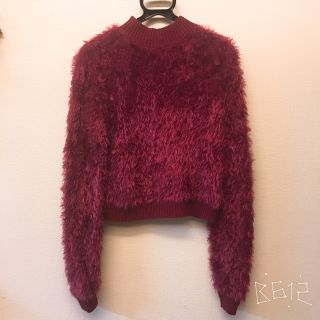 アルシーヴ(archives)の美品 フェザーニットトップス(ニット/セーター)