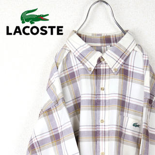 ラコステ(LACOSTE)の古着 ラコステ チェックシャツ BDシャツ (シャツ)
