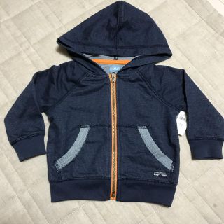 ベビーギャップ(babyGAP)のGAP シンプルジップパーカー80cm(トレーナー)