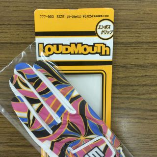 ラウドマウス(Loudmouth)のloudmouth   25から26 LLサイズ ゴルフグローブ 手袋 golf(その他)