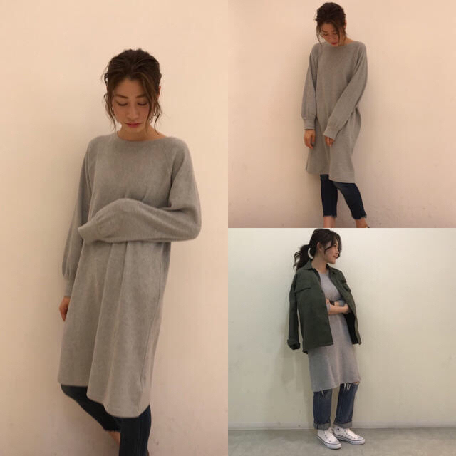 Ungrid(アングリッド)の専用！新品Ungridハニカムカットワンピース♡ レディースのワンピース(ひざ丈ワンピース)の商品写真